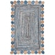 preview thumbnail 38 of 64, SAFAVIEH Handmade Cape Cod Lynda Coastal Jute Rug 6' Square - Blue/Beige - Square
