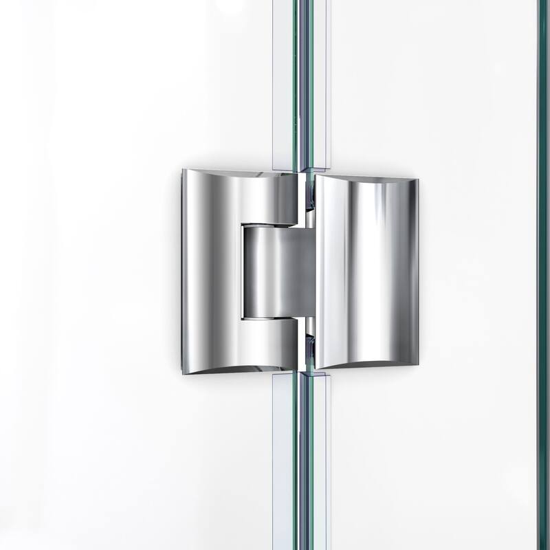 DreamLine Prism Plus 40 in. x 40 in. x 72 in. Frameless Hinged Shower Enclosure - 40" x 40"