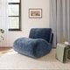 preview thumbnail 6 of 54, 33'' W Swivel Armless Sponge Filling Bean Bag Accent Chair Lounger
