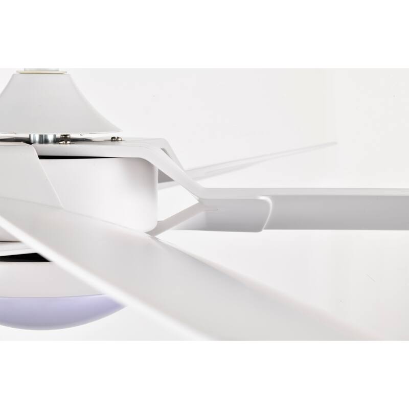 Angus 5-Blade Lighted Ceiling Fan with LED Lamp with Remote