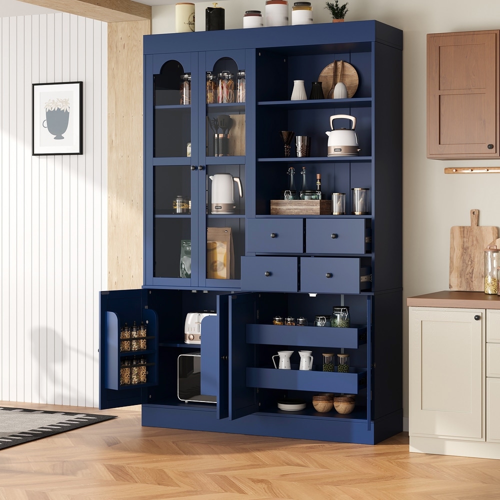Blue MDF Pantry Cabinets - Bed Bath \u0026 Beyond, image size:1000x1000