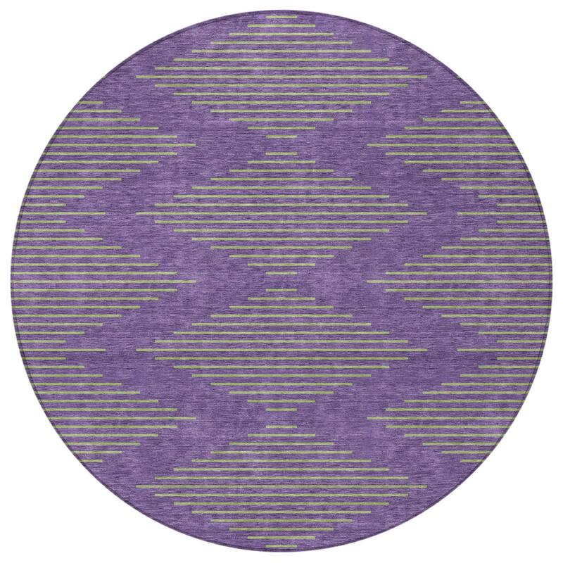 HomeRoots Geometric Transitional Rectangle Outdoor Rug