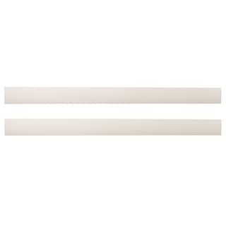Taylor 76" Wide Farmhouse Full Size Bed Rails, Sea Shell White