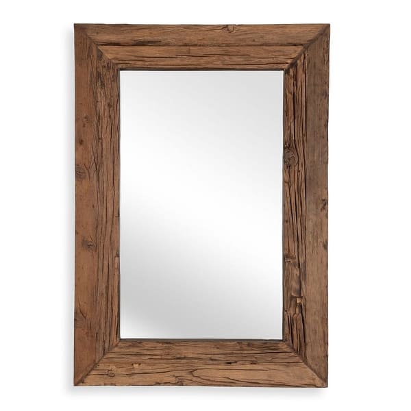 slide 2 of 6, Uttermost Rennick Large Reclaimed Pine Mirror