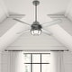 preview thumbnail 1 of 17, Hunter 54" Searow Outdoor Ceiling Fan with LED Light Matte Silver