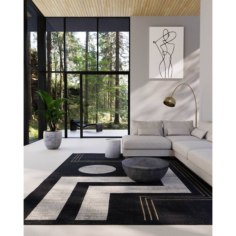 ECARPETGALLERY Machine Woven Erisa Contemporary/Modern Area Rug