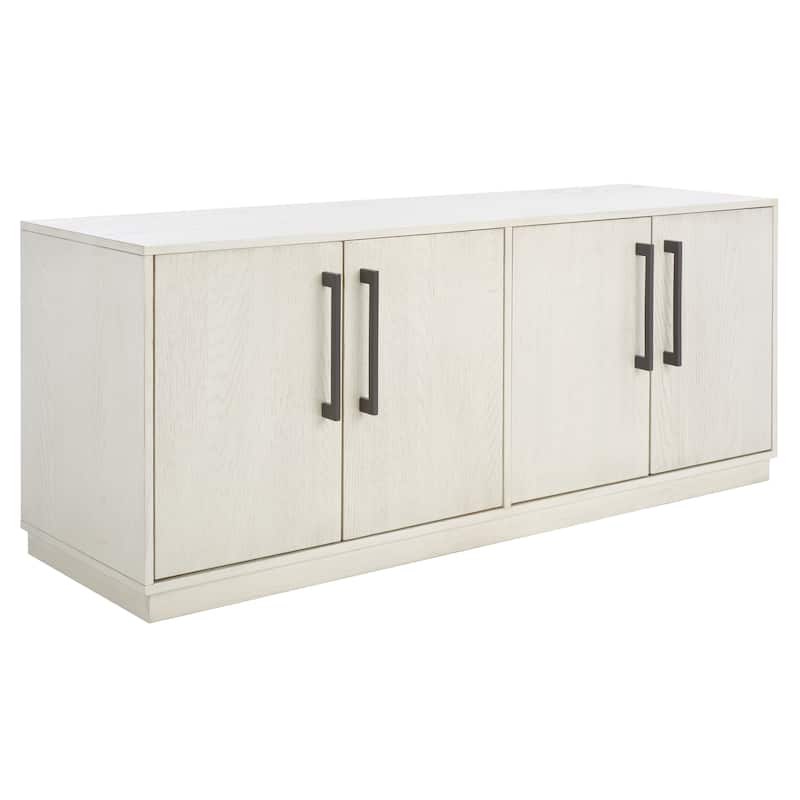 SAFAVIEH Couture Amadea 4 Door Media Stand - 58 In W x 17 In D x 24 In H - 58Wx24Dx17H