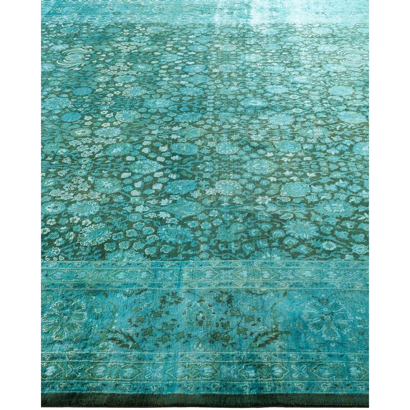 Fine Vibrance One-of-a-Kind Hand-Knotted Area Rug - Brown, 8' 2" x 10' 4" - 8' 2" x 10' 4"