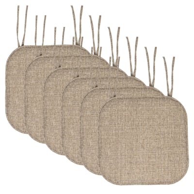 Aria Memory Foam Non-Slip Chair Pad with Ties