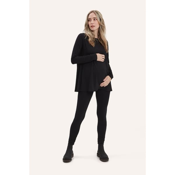 slide 2 of 8, Nicolette Boatneck Tee Extra Large - Black