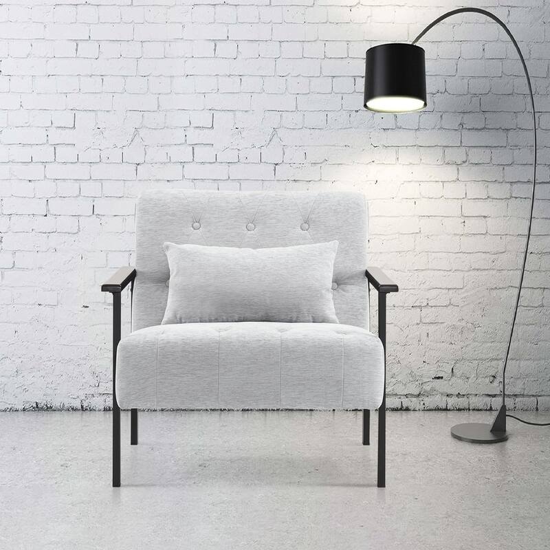 MCombo set of 2 Modern Accent, Ergonomics Lounge Chair for Living Room, Chenille, HQ417