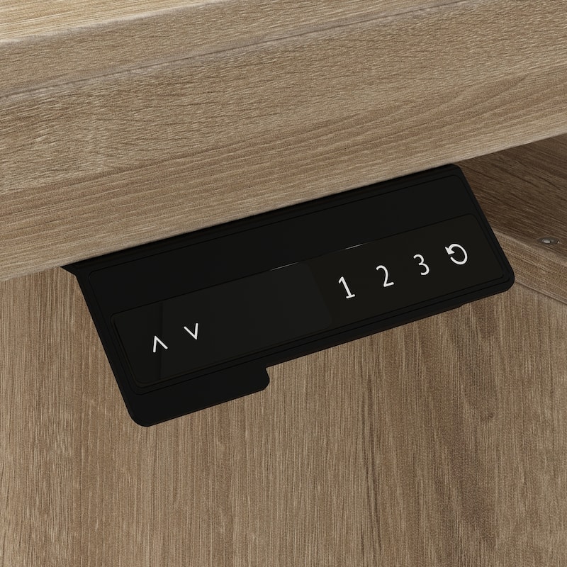 70.9"W Dining Table White Adjustable Workstation Desk Modern Office Desk Height Adjustable Standing Desk Kitchen Island