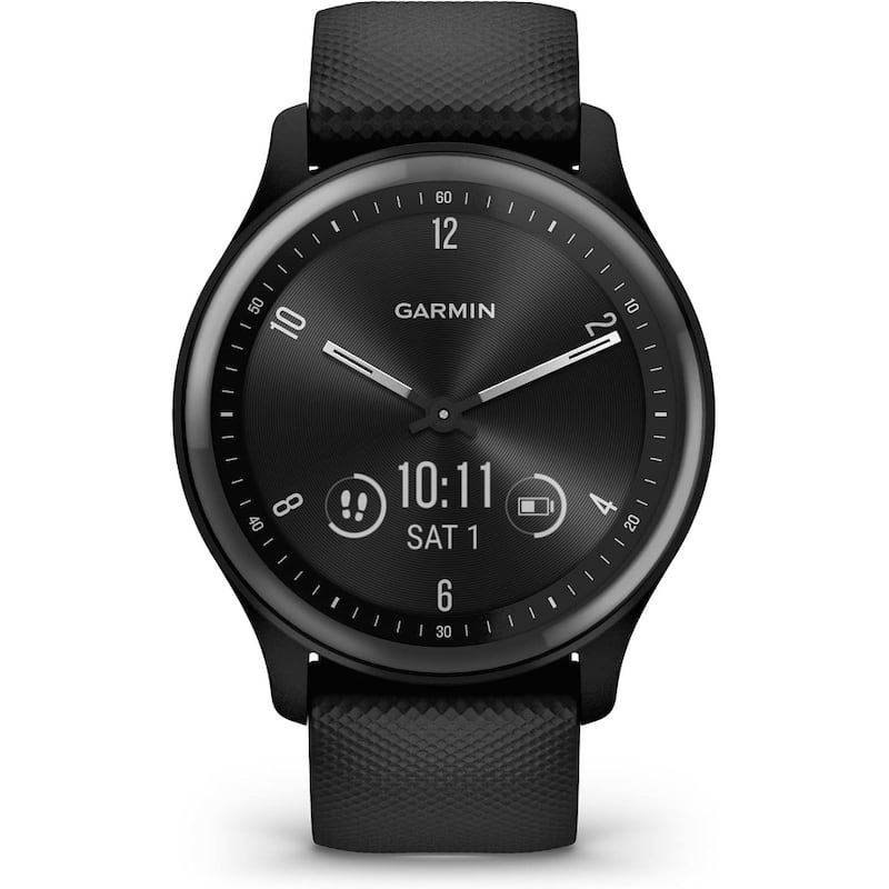 Garmin G010-N2566-00 Vivomove Sport Smartwatch, Black