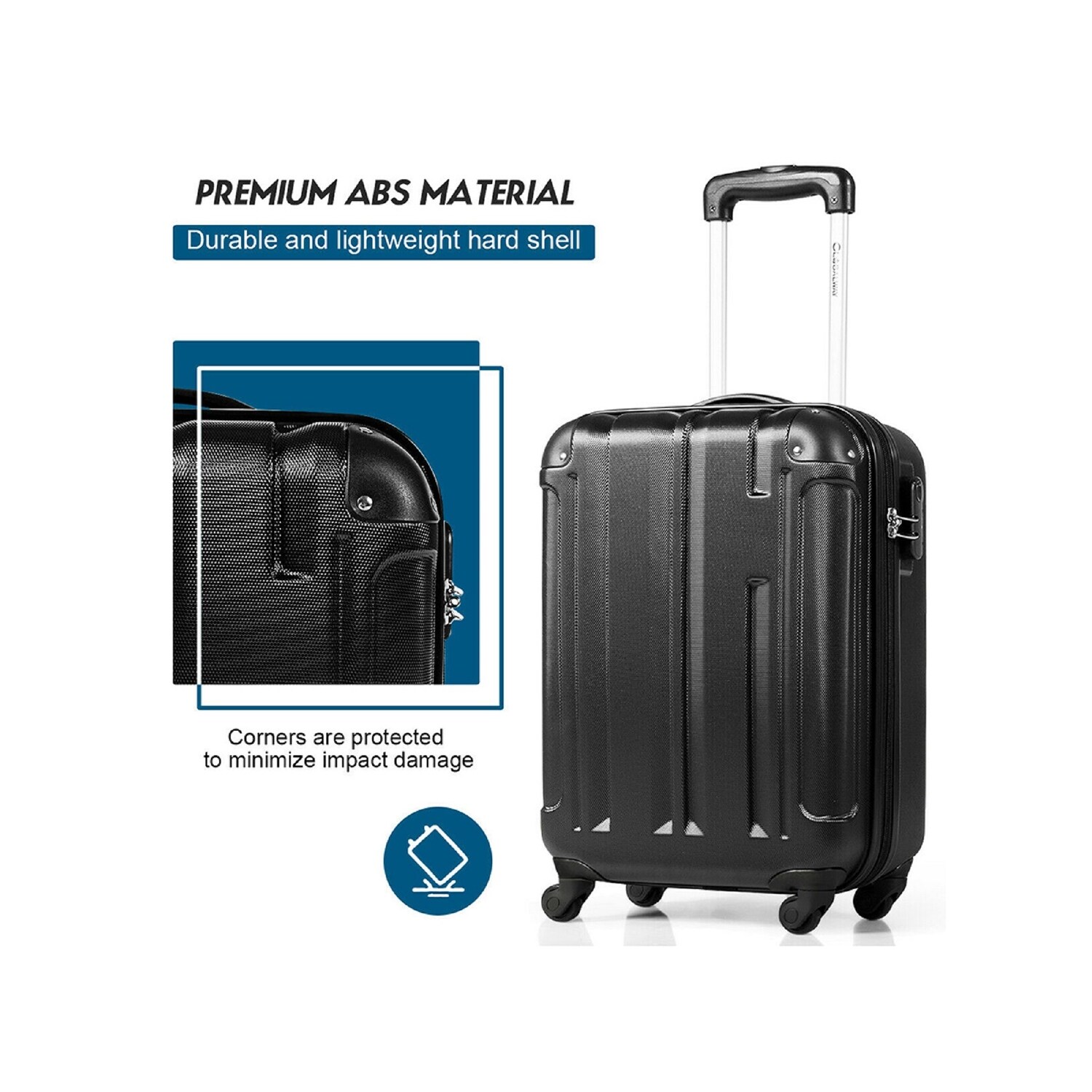 lightest hard suitcase