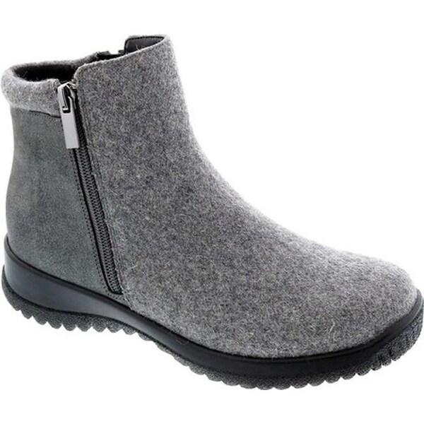 Shop Drew Women&#39;s Kool Ankle Boot Grey Suede/Flannel - On Sale - Free Shipping Today - Overstock ...