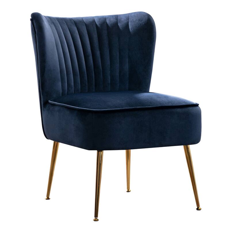 Haven Contemporary Velvet Upholstered Accent Chair