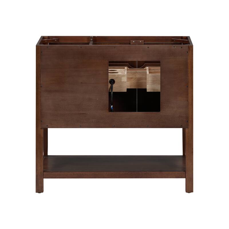 Avanity Zoe 36 in. Vanity Only in Walnut finish