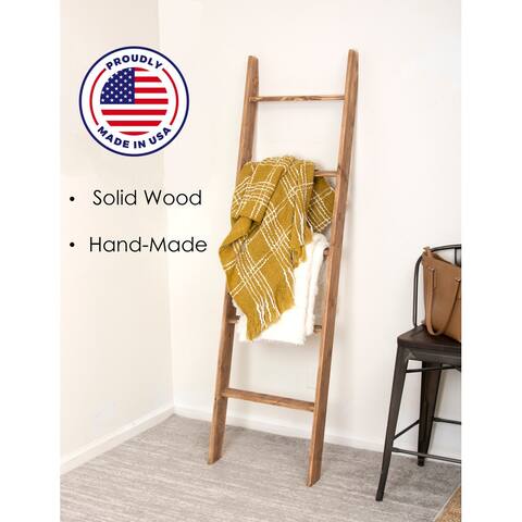 6 ft BrandtWorks Blanket Ladder - Solid Wood - N/A