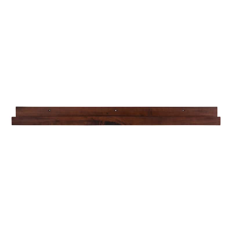 Porch & Den Bear Wood Holder Ledge Floating Wall Shelf