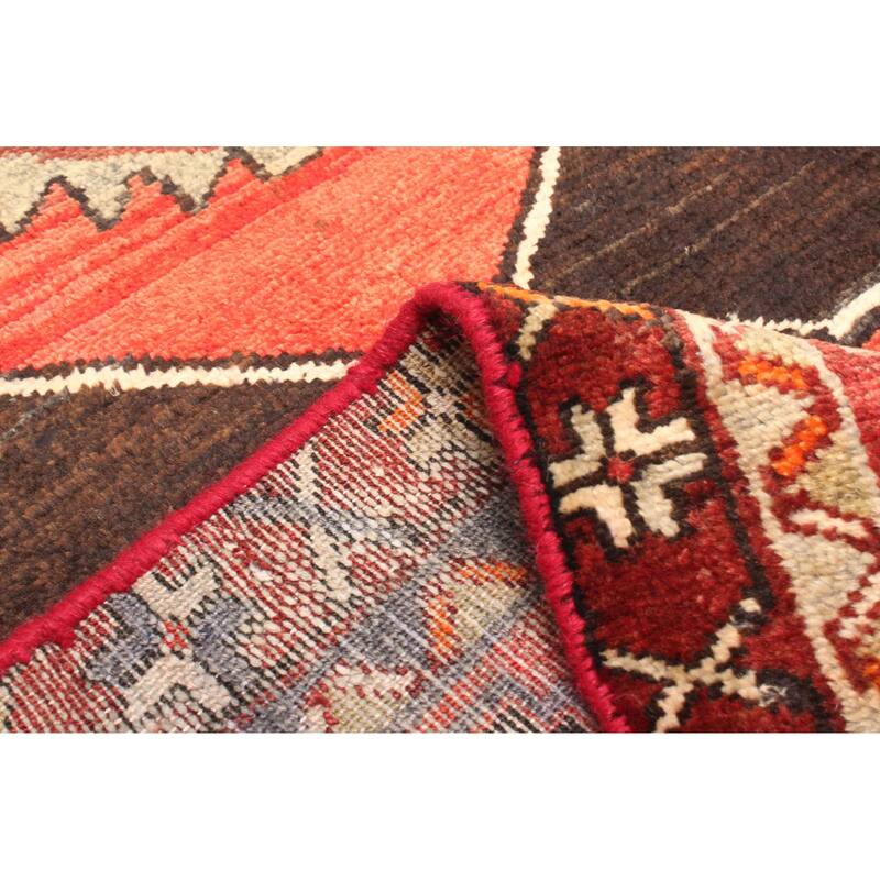 ECARPETGALLERY Hand-knotted Konya Anatolian Red Wool Rug - 3'3 x 9'5