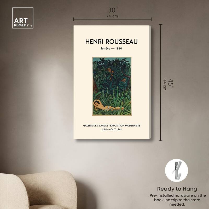 Dream in the Jungle Canvas by Art Remedy, Gallery Wrapped