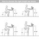 preview thumbnail 19 of 19, bar stools with backs set of 4 Counter Bar Stools with Wood metal stools
