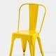 preview thumbnail 45 of 116, Industrial Metal 18 Inch Stackable Dining Chair Set