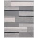 preview thumbnail 24 of 25, SAFAVIEH Odyssey Vala Modern Abstract Rug 8' x 10' - Grey/Black Ivory - Rectangle