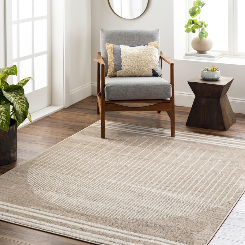 Livabliss Floransa Minimalist Ombre Area Rug - Tan - 9' 10" x 14'
