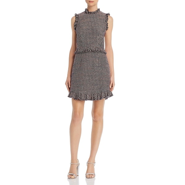 rebecca taylor tweed sheath dress