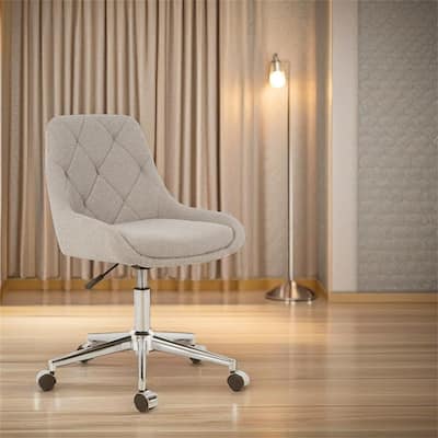 Teddy Fleece Fabric with Chrome Legs Living Room Furniture Dining Chair