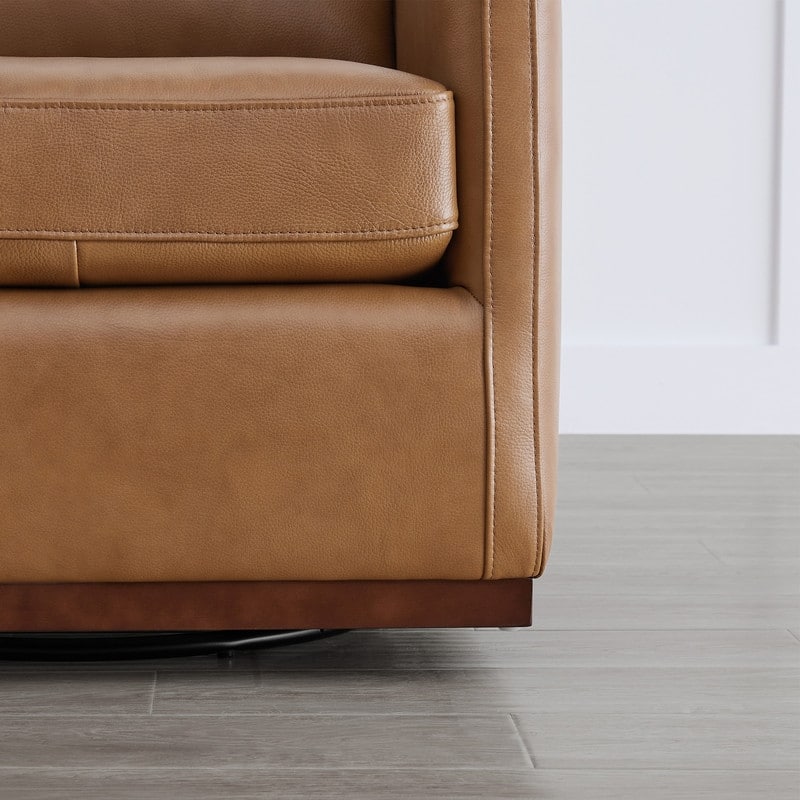 Spruce & Spring Shane Modern Swivel Accent Arm Chair