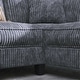 preview thumbnail 13 of 34, GDFStudio - Jackson Oversized L-Shaped Corduroy Corner Couch with Armrest Storage