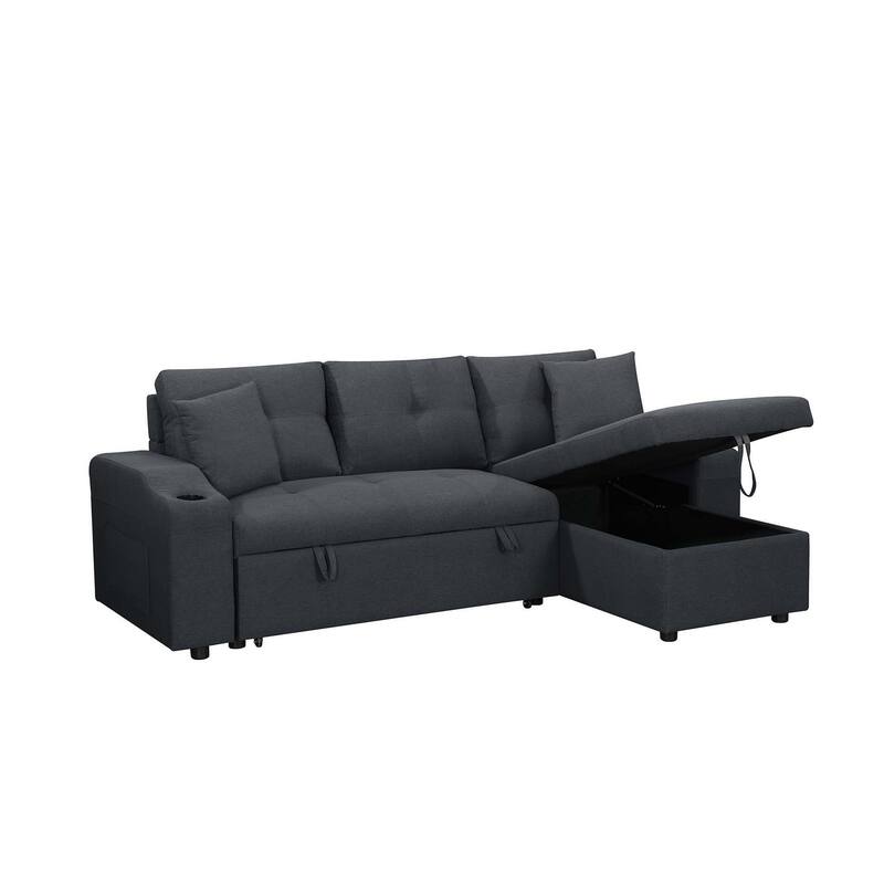 Comfortable sofa with magazine pocket,left and right interchangeable