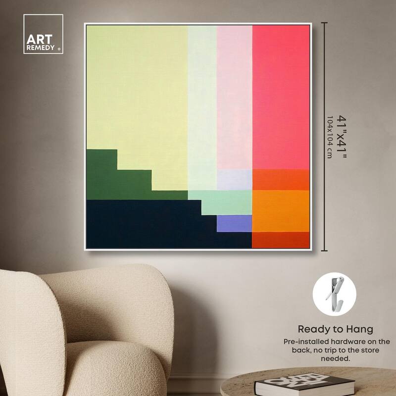 Rectilinear Rhapsody III Canvas by Art Remedy