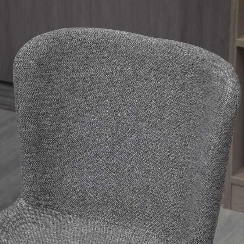 Vinsetto Home Office Chair, Swivel Task Chair with Adjustable Height, Armless