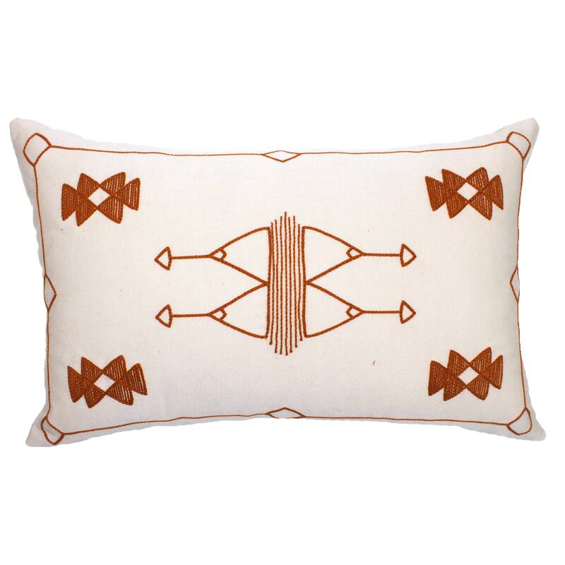 Jiti Cactus Modern Bohemian Outdoor Waterproof Embroidered Sunbrella Rectangle Lumbar Pillows Cushions for Pool Patio Chair