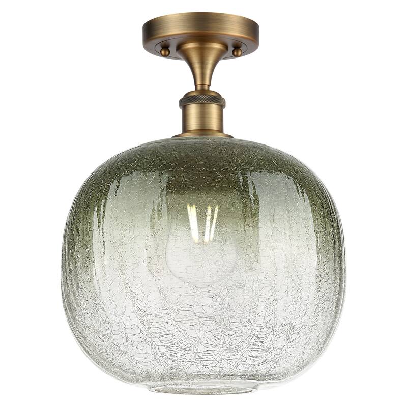 Innovations Lighting Endless Possibilities Ballston - Brookhaven Sphere - 1 Light 11" Semi-Flush Mount