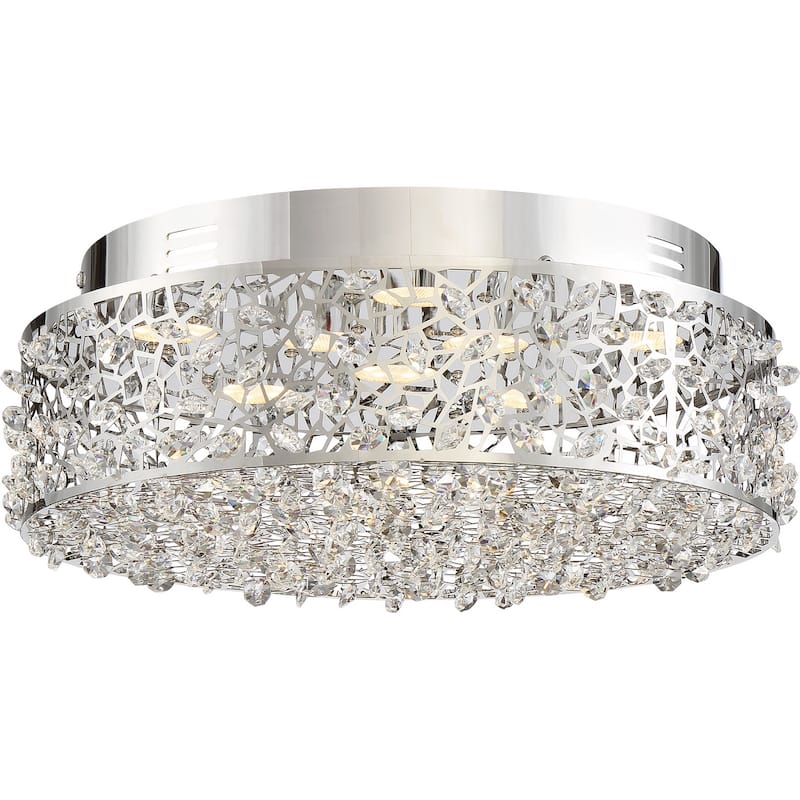 Starlet 4-Light LED Flush Mount in Polished Chrome - Polished Chrome