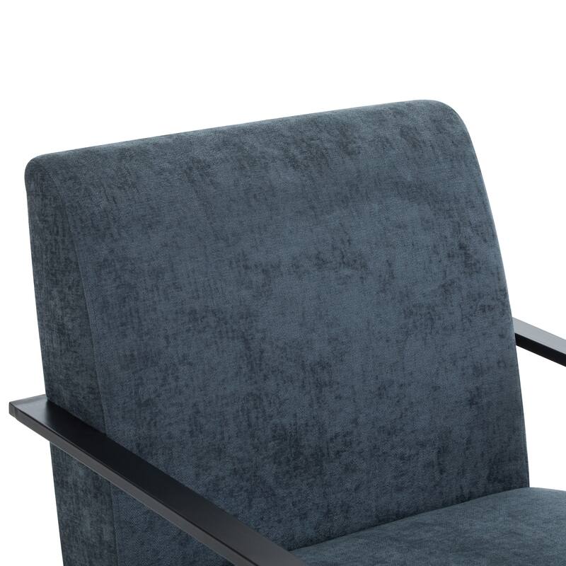 Polyester Lounge Chairs (Set of 2） with Sturdy Metal Frames, Ergonomic Design, and Space-Saving Profile