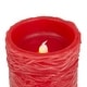 preview thumbnail 28 of 29, Resin Traditional Flameless Candle (Set of 3) - S/3 6"4"3"H