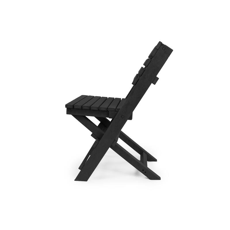 Las Cabos Fully Assembled All-Weather Outdoor Folding Bistro Set - 3-piece