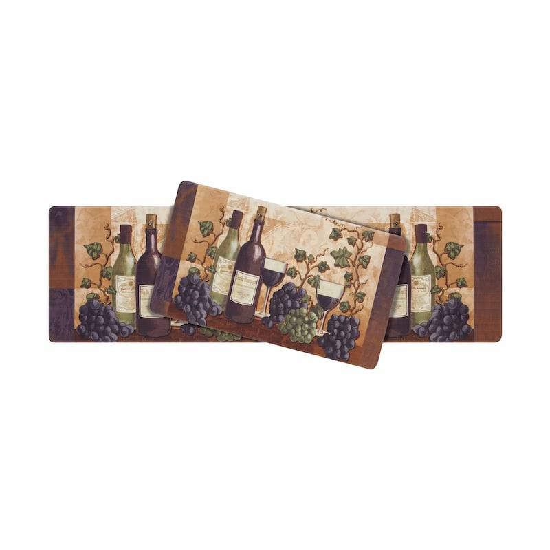 Cabernet Wine Novelty Anti-Fatigue Kitchen Wellness Mat