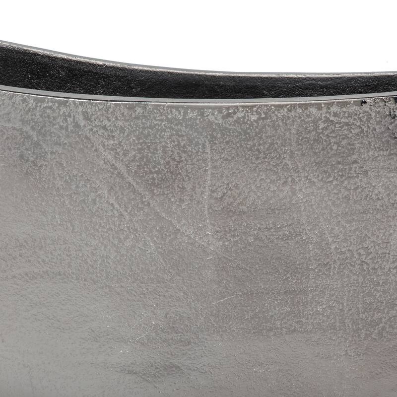 Aris Silver Decorative Metal Table Vase