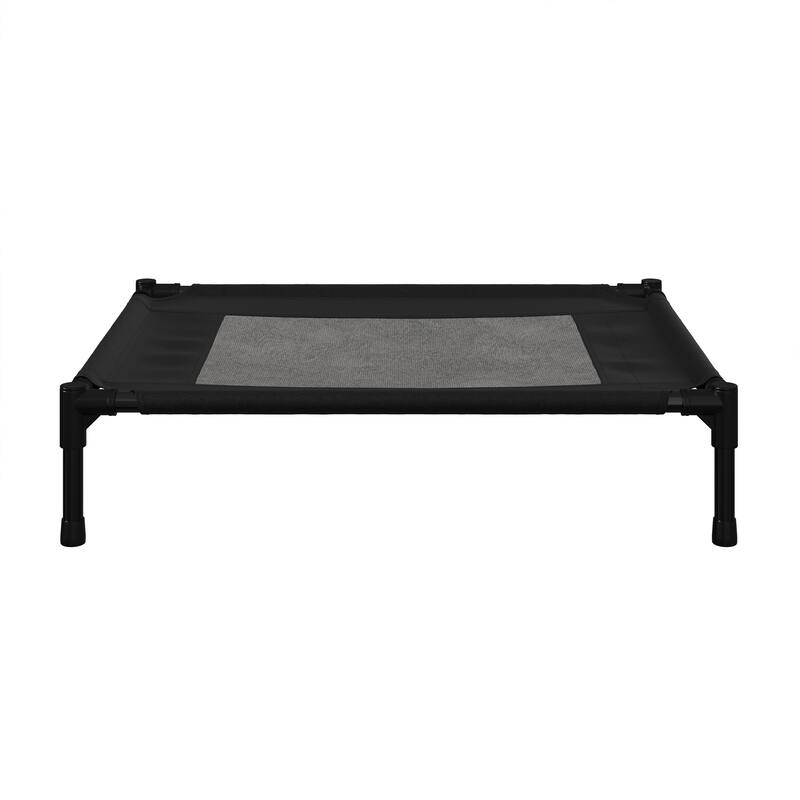 Petmaker Steel Frame Elevated Dog Bed with Non-Slip Feet - Indoor/Outdoor Puppy Cot for Pets