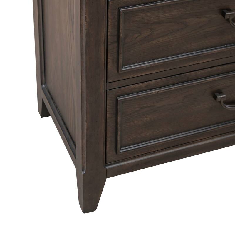 Paradise Valley Saddle Brown 5 Drawer Chest
