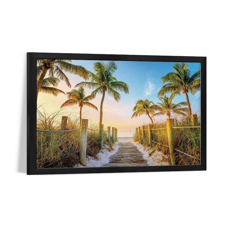 Smathers Beach Premium Framed Poster by Susanne Kremer