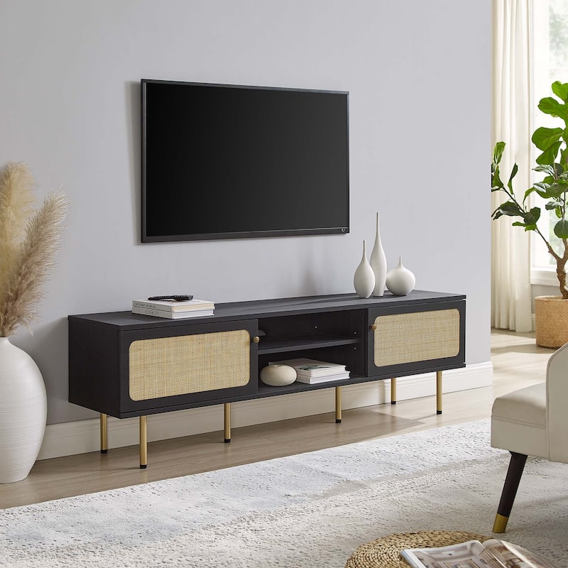 Cambria 70" TV Stand - Black