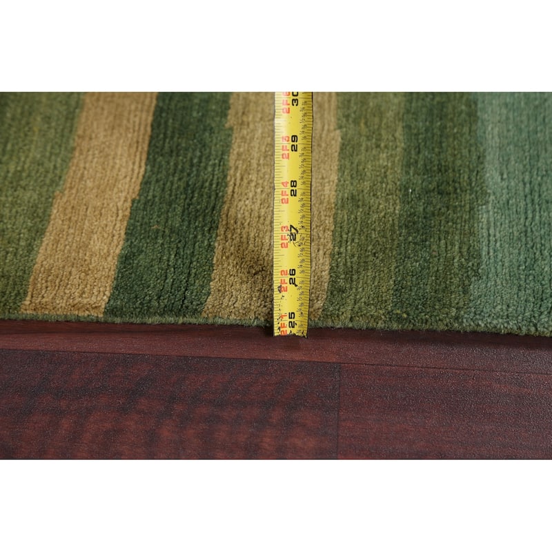 Vegetable Dye Nepalese Oriental Wool Area Rug Handmade Bedroom Carpet - 5'0" x 7'11"