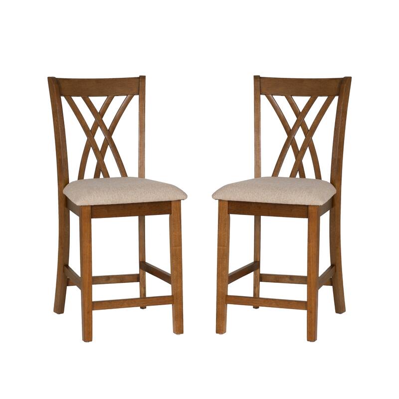 Linon Castine Counter Stool (Set of 2)